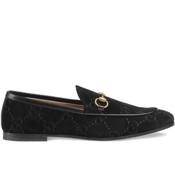 NWT Gucci Jordan Velvet GG Loafers - Picture 1 of 10
